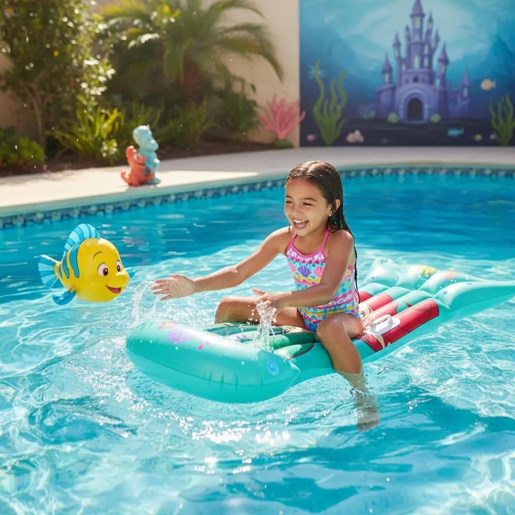 Flotador Sirenita tipo cama