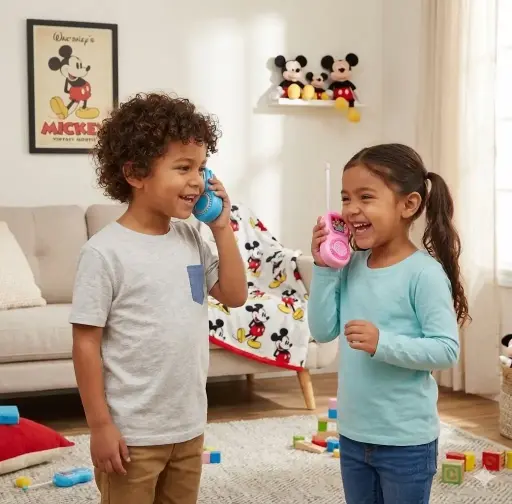 [1223273] Walkie-Talkie Mickey y Minnie Mouse